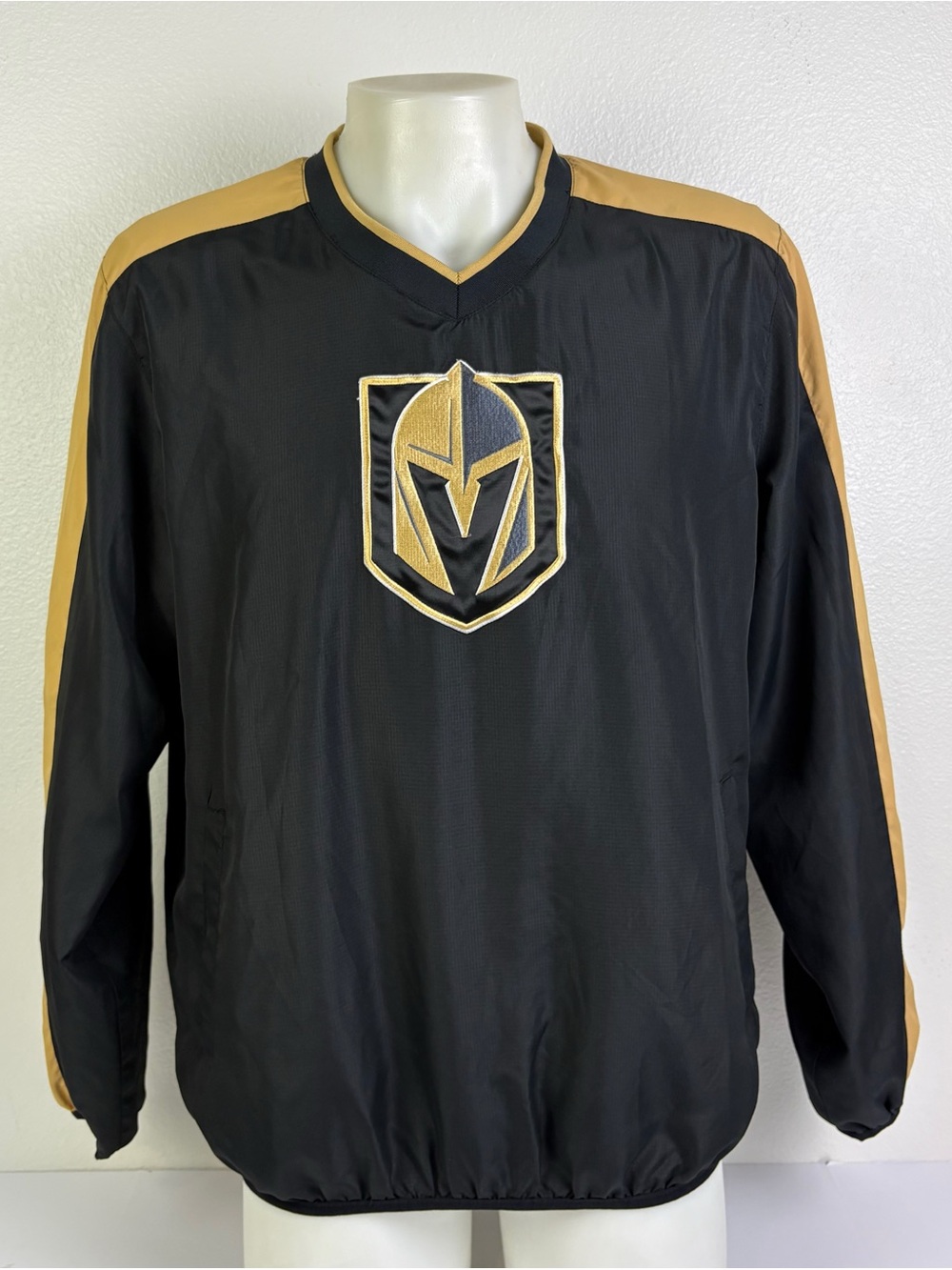 Vegas Golden Knights G-111 Carl Banks Pullover Windbreaker Jacket Men’s L NHL